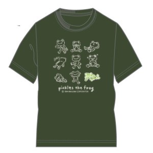 画像: ピクルス Ｔシャツ ポーズ カーキ